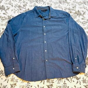 Nautica Men's Denim Blue Casual Shirt